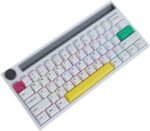 AJAZZ K620T RGB Bluetooth Wireless & Wired Tri Mode Mechanical Keyboard (WHITE/BLACK) - Image 2