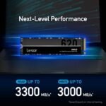 Lexar NM620 M.2 2280 NVMe SSD 2TB PCle Gen 3x4 LNM620X002T-RNNNG - Image 2