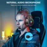 ONIKUMA X15 PRO Double-Head Beam Noise Cancelling Microphone Durable Stereo Surround Gaming Headphones - Image 2