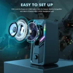 ONIKUMA G6 RGB Atmosphere Light Stereo Bass Wired Gaming Speaker - Image 2