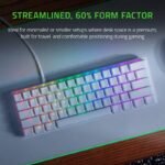 Razer Huntsman Mini – Clicky Optical Switch Gaming Keyboard – White - Image 2