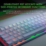 Razer Huntsman Mini – Clicky Optical Switch Gaming Keyboard – White - Image 3