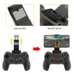 REDRAGON G812 CERES WIRELESS GAMEPAD BLUETOOTH ANDROID & IOS GAMING CONTROLLER JOYSTICK FOR TV, SET-TOP BOX, PS4 - Image 3