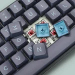 AJAZZ 104 Key PBT Double-shot Black Grey XVX Profile Keycaps Kit Backlit Key Cap for Mechanical Gaming Keyboard. - Image 2