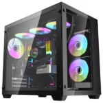 DARKFLASH C285 ATX MID TOWER PC CASE CASING GAMING CHASIS-Black