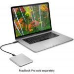 LaCie Mobile Drive USB-C External Portable Hard Drive - 1TB - Moon Silver - Image 3