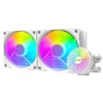 DarkFlash DC240 / DC 240 ARGB 240mm AIO Liquid Cooler - WHITE