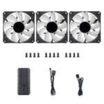 DarkFlash INF8 ARGB Fans 3 In 1 Black - Image 3