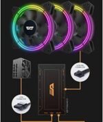 DarkFlash CF11 PRO 3in1 A-RGB Fan Kit - Image 3