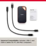 SanDisk 2TB Extreme PRO Portable SSD - Up to 2000MB/s - USB-C, USB 3.2 Gen 2x2 - External Solid State Drive - Image 3