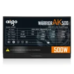 Aigo ak500 PFC max Power supply 500W Watt PC Gaming Quiet 120mm Fan 24pin 12V ATX PSU Desktop computer power supply unit - Image 2