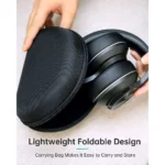 VANKYO C751 Hybrid Active Noise Cancelling Headphones | CVC 8.0 With Bluetooth 5.0 | Black - Image 3