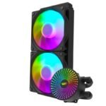 DarkFlash DC240 / DC 240 ARGB 240mm AIO Liquid Cooler - BLACK - Image 3