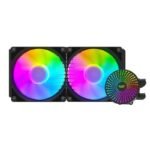 DarkFlash DC240 / DC 240 ARGB 240mm AIO Liquid Cooler - BLACK
