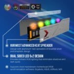 PNY XLR8 RGB DDR4 Silver 3200MHz Desktop Memory(8GB*2) - Image 4