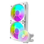 DarkFlash DC240 / DC 240 ARGB 240mm AIO Liquid Cooler - WHITE - Image 3