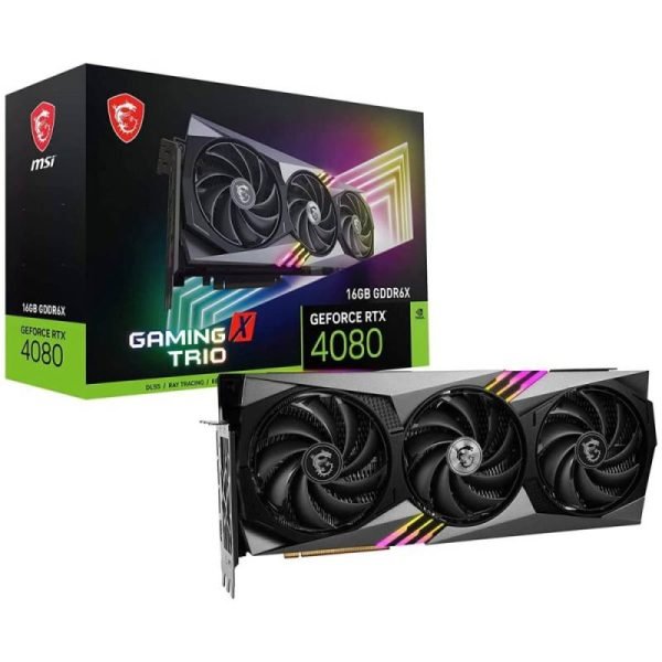 MSI GeForce RTX 4080 16GB Gaming X Trio Graphics Card