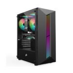 1st player RAINBOW RB5 (Black) with 3 G6 4 Pin RGB Fans Gaming Case(free shipping) - Image 2
