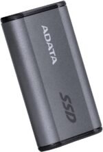 ADATA SE880 500GB - Up to 2000 MB/s- SuperSpeed USB 3.2 Gen 2x2 USB-C External Portable SSD Titanium - Image 2