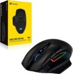 Corsair Dark Core RGB Pro Wireless FPS/MOBA Gaming Mouse with SLIPSTREAM Technology(Box open)