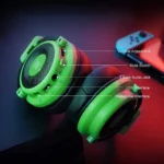 EKSA E900 Pro Dual Audio 7.1 Surround Premium Gaming Headset With Detachable Microphone ( New 2023 Edition )(COLOR:BLACK/GREEN) - Image 5