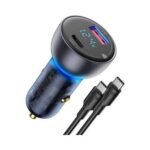 Baseus Car Charger 65W Particular Digital Display QC+PPS Dual Quick Charger Dark Gray - Image 3