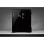 Corsair iCUE 220T RGB Tempered Glass Mid-Tower Smart Case — Black - Image 3