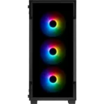 Corsair iCUE 220T RGB Tempered Glass Mid-Tower Smart Case — Black - Image 6