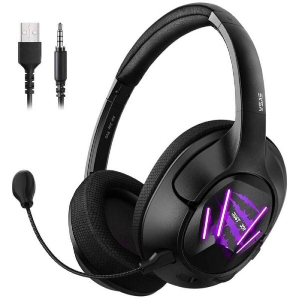 EKSA Air Joy Pro 7.1 Surround Sound Gaming Headset - Purple