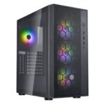 SilverStone FARA R1 PRO V2 Stylish and distinct tempered glass mid tower ATX chassis - Black