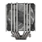 SilverStone Hydrogon D120 ARGB Dual tower CPU cooler with 6 heat-pipes and dual 120mm ARGB fans - Black - Image 4
