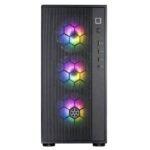 SilverStone FARA R1 PRO V2 Stylish and distinct tempered glass mid tower ATX chassis - Black - Image 2