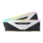 CORSAIR VENGEANCE® RGB RT 32GB (2 x 16GB) DDR4 DRAM 3200MHz C16 Memory Kit – White