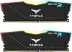 TEAMGROUP T-Force Delta RGB DDR4 32GB (2x16GB) 3600MHz (PC4-28800) CL18 Desktop Gaming Memory Module Ram TF3D432G3600HC18JDC01 - Black
