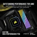CORSAIR VENGEANCE® RGB RT 32GB (2 x 16GB) DDR4 DRAM 3200MHz C16 Memory Kit – Black - Image 4