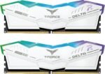 TEAMGROUP T-Force Delta RGB DDR5 Ram 32GB (2x16GB) 5200MHz PC5-41600 CL40 Desktop Memory Module Ram for 600 700 Series Chipset XMP 3.0 Ready White
