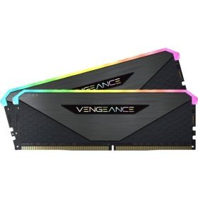 CORSAIR VENGEANCE® RGB RT 32GB (2 x 16GB) DDR4 DRAM 3200MHz C16 Memory Kit – Black