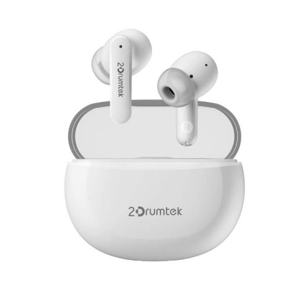 A4tech 2Drumtek B25 True Wireless Earphone Ash Grey/Grayish White