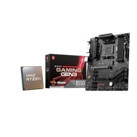 AMD Ryzen 7 5700X Tray Pack Processor+MSI B550 GAMING GEN3 AM4 ATX MOTHERBOARD
