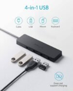 Anker 4-Port USB 3.0 Hub, Ultra-Slim Data USB Hub with 2 ft Extended Cable - Image 2