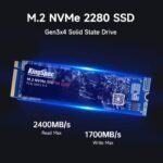 KingSpec 256GB M.2 NVMe SSD, 2280 PCIe Gen3x4 Internal Solid State Drive - Image 3