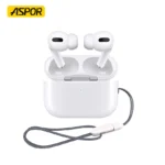 Aspor A620 TWS Bluetooth Earbuds PRO2 Wireless Charging Upto 30 Hours Pop up Window White Earphones