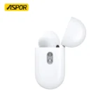 Aspor A620 TWS Bluetooth Earbuds PRO2 Wireless Charging Upto 30 Hours Pop up Window White Earphones - Image 3