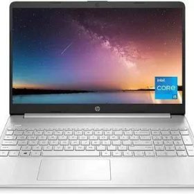 HP 15S-FQ5295NIA 12th Gen Core i5-1235U, 8GB DDR4, 512GB SSD, Intel Iris Xe Graphics, Backlit Keyboard, 15.6" FHD, DOS, Natural Silver