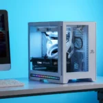REDRAGON HOT ROD MC211 ITX/M-ATX Gaming PC Case-White - Image 2
