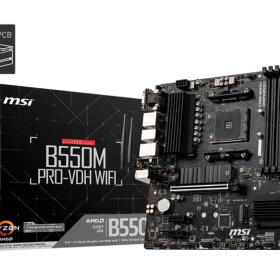 MSI B550M PRO-VDH WIFI AM4 MATX MOTHERBOARD