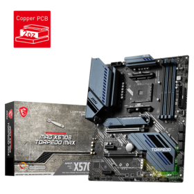 MSI MAG X570S TORPEDO MAX Gaming Motherboard ATX - Supports AMD Ryzen 5000