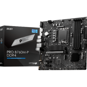 MSI PRO B760M-P DDR4 LGA1700 MOTHERBOARD