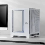 REDRAGON HOT ROD MC211 ITX/M-ATX Gaming PC Case-White - Image 3
