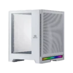REDRAGON HOT ROD MC211 ITX/M-ATX Gaming PC Case-White - Image 5
